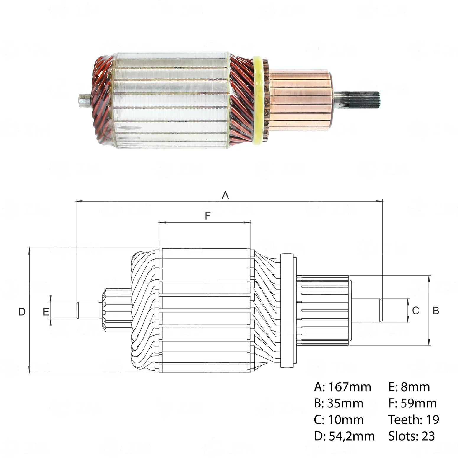 Induzido ZM 83.421.10 ZM 8342110
