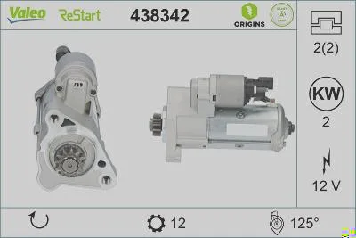 Motor de Partida VALEO 438342