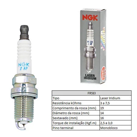 Vela de Ignição NGK FR5EI