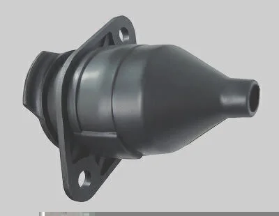 Tomada Engate Fêmea (Fixa) Redonda 7 Polos Polarizada Nylon