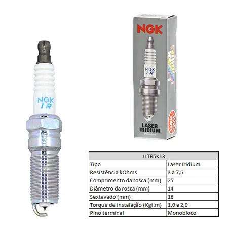 Vela de Ignição NGK ILTR5K13