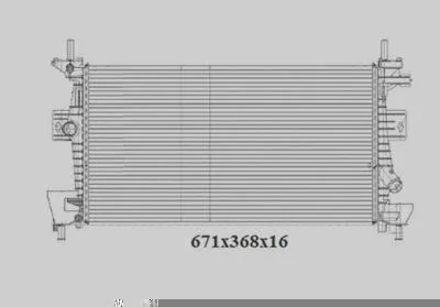 Radiador MAGNETI MARELLI RMM007001