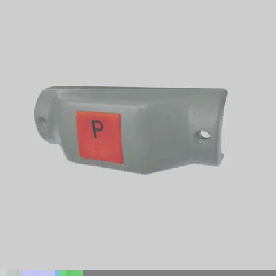 Interruptor Parada Solicitada Cinza Horizontal Fundo Arredondado 24V DNI DNI8814