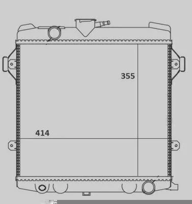 Radiador MAGNETI MARELLI RMM1084GM
