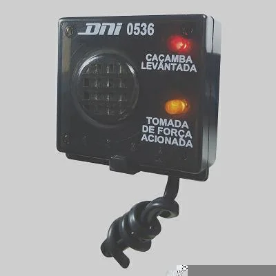 Alarme Módulo Audiovisual Caçamba c/ Tomada de Força Bivolt