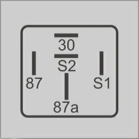 Relé p/ Travas e Vidros Elétricos 12V 5 Terminais