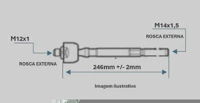 BRAÇO AXIAL DAYCO DSS3337