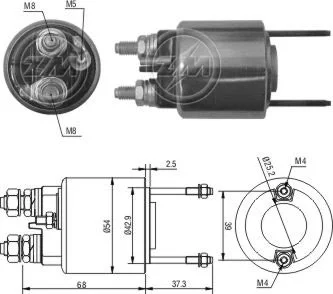 Relé de Partida ZM 1-596 ZM 1596