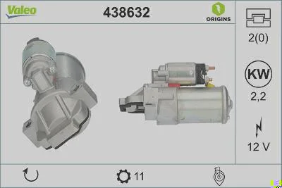 Motor de Partida VALEO 438632