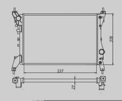 Radiador MAGNETI MARELLI RMM1002HFT