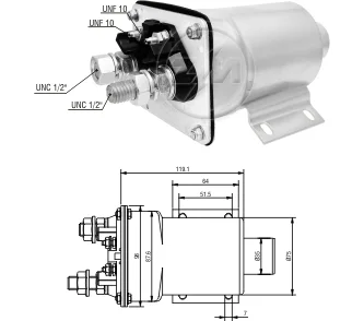 Relé de Partida ZM 951 ZM 951
