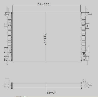 Radiador de Resfriamento VALEO 732625R