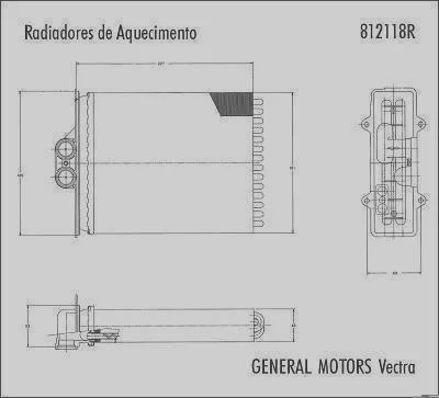 Radiador de Aquecimento VALEO 812118R