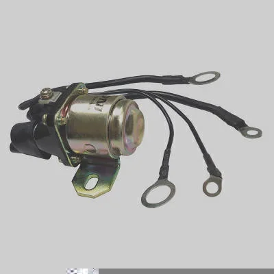 Relé Aux. Partida Negativo Isolado c/ Chicote Suporte 12V 4 Bornes