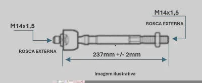 BRAÇO AXIAL DAYCO DSS4435