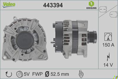 Alternador VALEO 443394