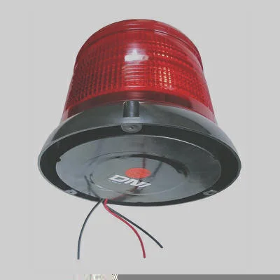 Luz Advertência Dupla Função Giroled e Flash Vermelho Bivolt
