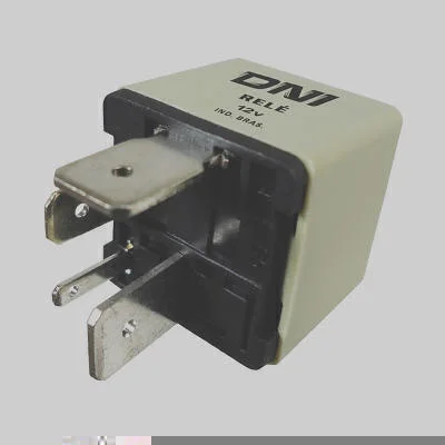 Relé Bomba Combustível 12V 4 Term. (2 Largos / 1 Normal / 1 Pequeno) DNI DNI8108