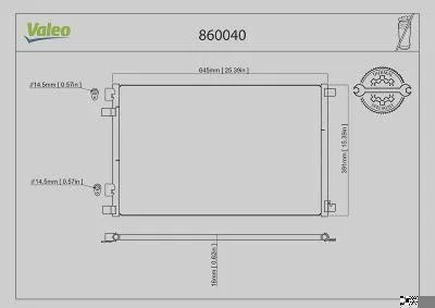 Condensador VALEO 860040