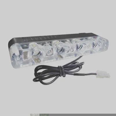Kit Strobo Branco 4 Barras Várias Funções 4 LEDs