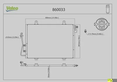 Condensador VALEO 860033