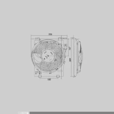 Eletroventilador MAGNETI MARELLI A5806MM
