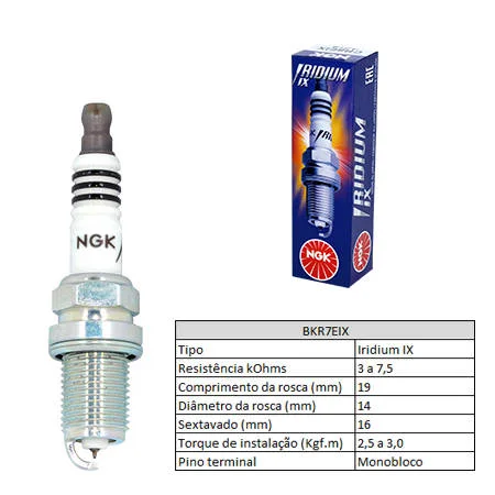 Vela de Ignição NGK BKR7EIX
