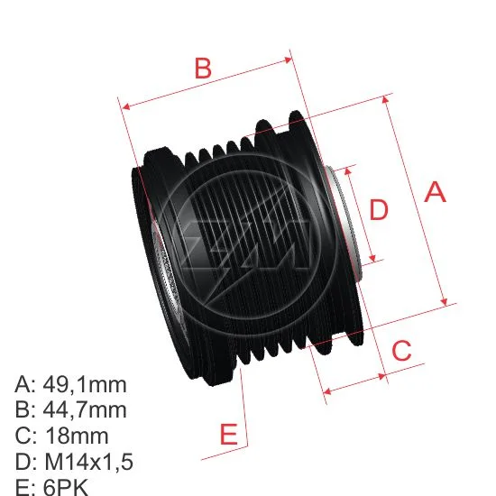 Polia OAP ZM 96.005.79 ZM 9600579