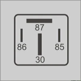 Relé Auxiliar 24V 4 Terminais (2 Largos)
