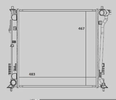 Radiador MAGNETI MARELLI RMM1341HI