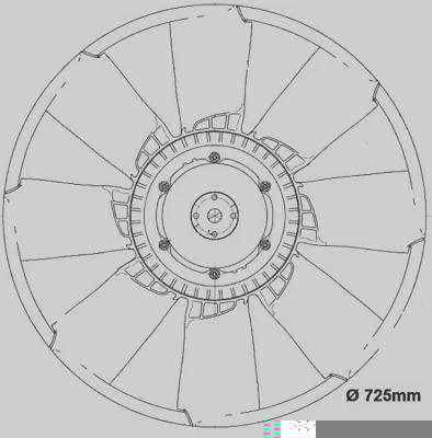 Visco-Fan MAGNETI MARELLI EX968001MM