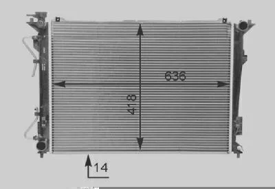 Radiador MAGNETI MARELLI 8MK376763731