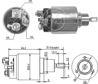 Relé de Partida ZM 3-775 ZM 3775