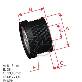Polia OAP ZM 96.005.16 ZM 9600516