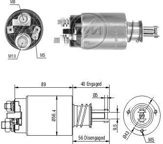 Relé de Partida ZM 803 ZM 803