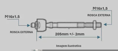 BRAÇO AXIAL DAYCO DSS2667