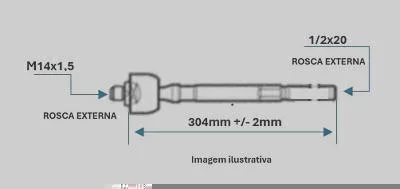 BRAÇO AXIAL DAYCO DSS3171