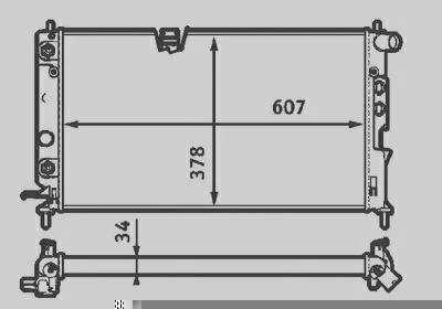 Radiador MAGNETI MARELLI RMM376718711