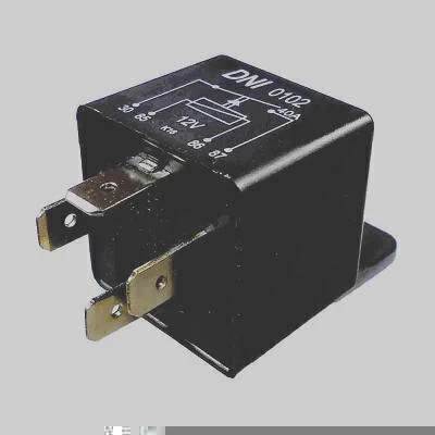 Relé Auxiliar Universal 12V 4 Terminais com Suporte DNI DNI0102