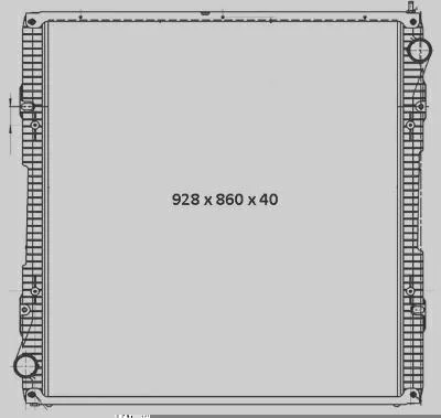 Radiador MAGNETI MARELLI RMM852001