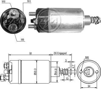 Relé de Partida ZM 729 ZM 729