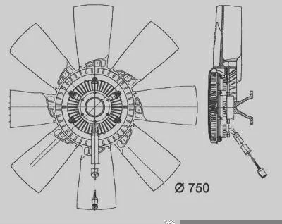 Visco-Fan MAGNETI MARELLI 376734321MM