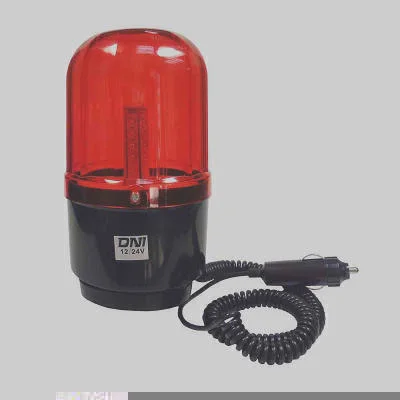Sinalizador Giroled c/ Imã e Plug Acendedor Vermelho Bivolt DNI DNI4111