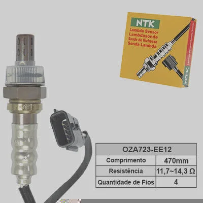 Sensor de Oxigênio NTK OZA723-EE12