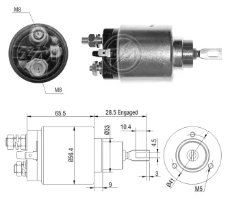 Relé de Partida ZM 878 ZM 878