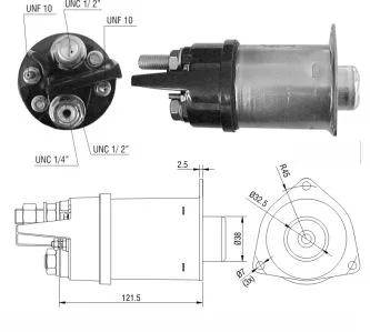 Relé de Partida ZM 2-452 ZM 2452