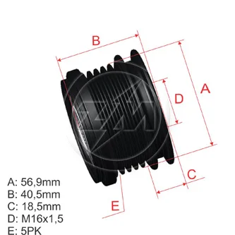 Polia OAP ZM 96.005.85 ZM 9600585