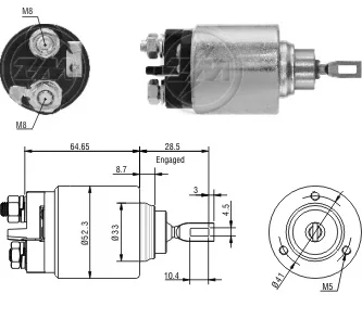 Relé de Partida ZM 1-372 ZM 1372