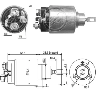 Relé de Partida ZM 3-473 ZM 3473