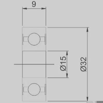Rolamento de Esferas GAUSS GR6002